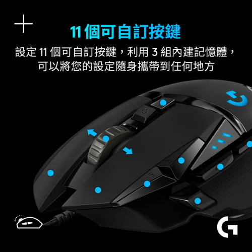 【電競滑鼠】Logitech G G502 HERO
